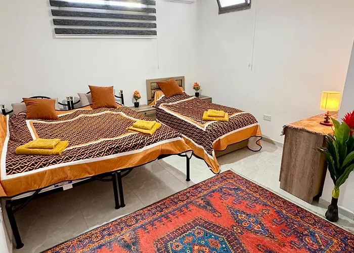 Orange Sunset Duplex Lapta 2 Bedrooms Close To Merit Casino *